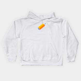 MINIMALIST LOW POLY PENCIL Kids Hoodie